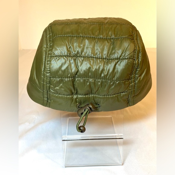 MANGO Quilted Adjustable Cap Olive Green Khaki - Picture 5 of 5